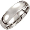 Cobalt 6 mm Low Domed Band Size 11.5 - Siddiqui Jewelers