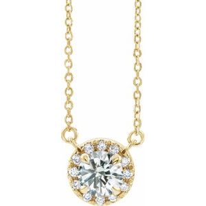 14K Yellow 1/3 CTW Natural Diamond 18" Necklace Siddiqui Jewelers