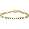 14K Yellow 4 3/4 CTW Lab-Grown Diamond Line 7" Bracelet Siddiqui Jewelers