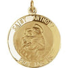 14K Yellow 22 mm St. Anthony Medal - Siddiqui Jewelers