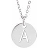 Sterling Silver Initial A 16-18" Necklace Siddiqui Jewelers