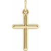 14K Yellow 20x10.4 mm Cross Pendant-Siddiqui Jewelers