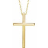14K Yellow 11.4x11.1 mm Cross 18" Necklace - Siddiqui Jewelers