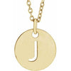 18K Yellow Gold-Plated Sterling Silver Initial J 16-18" Necklace Siddiqui Jewelers