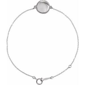 Sterling Silver Beaded 6.5-7.5" Bracelet-Siddiqui Jewelers