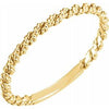 14K Yellow 2 mm Twisted Rope Band-Siddiqui Jewelers