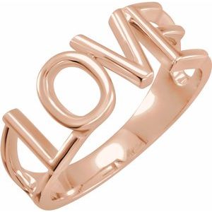14K Rose Love Ring - Siddiqui Jewelers