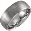 Tungsten 8 mm Domed Band Size 11 with Satin Finish - Siddiqui Jewelers