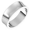 Platinum 6 mm Concave Light Band Size 10 - Siddiqui Jewelers