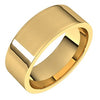 14K Yellow 7 mm Flat Comfort Fit Light Band Size 10 - Siddiqui Jewelers