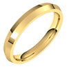 14K Yellow 3 mm Knife Edge Comfort Fit Band Size 10.5 - Siddiqui Jewelers