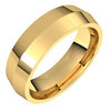 18K Yellow 6 mm Knife Edge Comfort Fit Band Size 8.5 - Siddiqui Jewelers