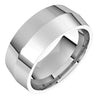 14K White 8 mm Knife Edge Comfort Fit Band Size 11.5 - Siddiqui Jewelers
