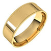 14K Yellow 6 mm Milgrain Flat Comfort Fit Band Size 8.5 - Siddiqui Jewelers