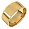 14K Yellow 8 mm Milgrain Flat Comfort Fit Band Size 10 - Siddiqui Jewelers