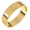 14K Yellow 5 mm Milgrain Flat Comfort Fit Band Size 10 - Siddiqui Jewelers