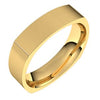 14K Yellow 5 mm Square Comfort Fit Band Size 8 - Siddiqui Jewelers