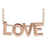 14K Rose Love 16-18" Necklace - Siddiqui Jewelers