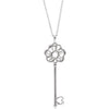 Sterling Silver Mother's Key® 16-18" Necklace - Siddiqui Jewelers