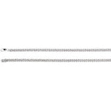 Sterling Silver 6.75 mm Wire Cable 7.5" Chain - Siddiqui Jewelers