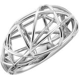 14K White Nest Design Ring - Siddiqui Jewelers