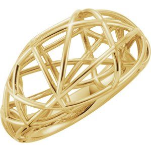 14K Yellow Nest Design Ring - Siddiqui Jewelers