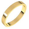 18K Yellow 3 mm Flat Band Size 9-Siddiqui Jewelers