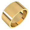 14K Yellow 10 mm Flat Band Size 14-Siddiqui Jewelers