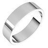 Sterling Silver 5 mm Flat Band Size 8-Siddiqui Jewelers