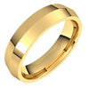 14K Yellow 5 mm Knife Edge Comfort Fit Band Size 9 - Siddiqui Jewelers