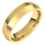 14K Yellow 5 mm Knife Edge Comfort Fit Band Size 9 - Siddiqui Jewelers