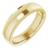 14K Yellow 5 mm Comfort Fit Edge Band Size 7 - Siddiqui Jewelers