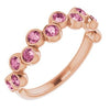 14K Rose Pink Tourmaline Bezel-Set Ring - Siddiqui Jewelers