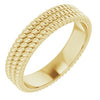 14K Yellow 5.25 mm 3-Layered Stacked Rope Band Size 6 - Siddiqui Jewelers