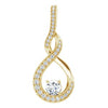14K Yellow 3/8 CTW Diamond Pendant-Siddiqui Jewelers