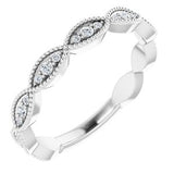 Platinum 1/5 CTW Diamond Anniversary Band-Siddiqui Jewelers