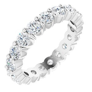 Platinum 1 3/4 CTW Diamond Eternity Band Size 6.5-Siddiqui Jewelers