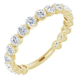 14K Yellow 1 1/6 CTW Diamond Anniversary Band-Siddiqui Jewelers