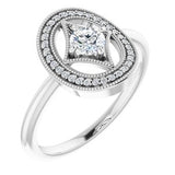 14K White 1/3 CTW Diamond Ring -Siddiqui Jewelers
