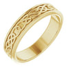 14K Yellow 5 mm Celtic-Inspired Band Size 9.5 - Siddiqui Jewelers