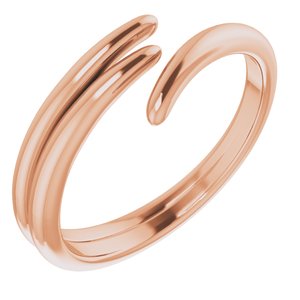 14K Rose Bypass Ring - Siddiqui Jewelers