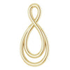 14K Yellow 15.3x7.3 mm Infinity-Inspired Pendant-Siddiqui Jewelers