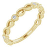 14K Yellow .06 CTW Diamond Anniversary Band - Siddiqui Jewelers