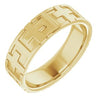 14K Yellow 7 mm Cross Band Size 12 - Siddiqui Jewelers