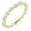 14K Yellow 5/8 CTW Diamond Eternity Band Size 5 - Siddiqui Jewelers