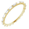 14K Yellow 3/8 CTW Diamond Eternity Band - Siddiqui Jewelers