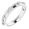 Sterling Silver 1/8 CTW Diamond Cross Ring  -Siddiqui Jewelers
