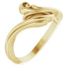 14K Yellow Freeform Bypass Ring - Siddiqui Jewelers