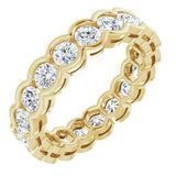 14K Yellow 2 CTW Diamond Eternity Band  -Siddiqui Jewelers