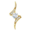 14K Yellow 1/3 CTW Diamond Pendant  -Siddiqui Jewelers